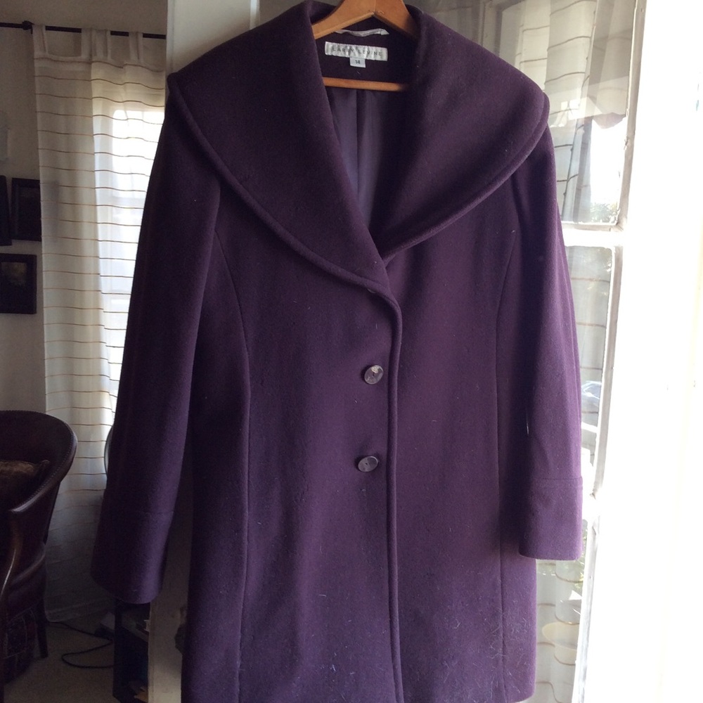 Larry Levine wool blend coat